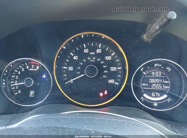 3CZRU6H3XMM756171 2021 HONDA HR-V Gray Vista de los asientos traseros