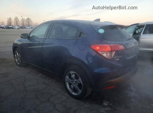3CZRU6H51HM728542 2017 HONDA HR-V Синий Задняя левая четверть