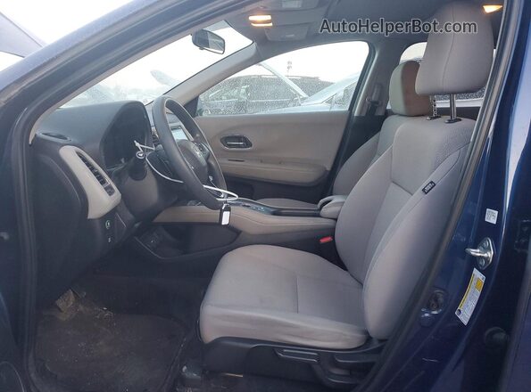 3CZRU6H51HM728542 2017 HONDA HR-V Синий Вид салона спереди