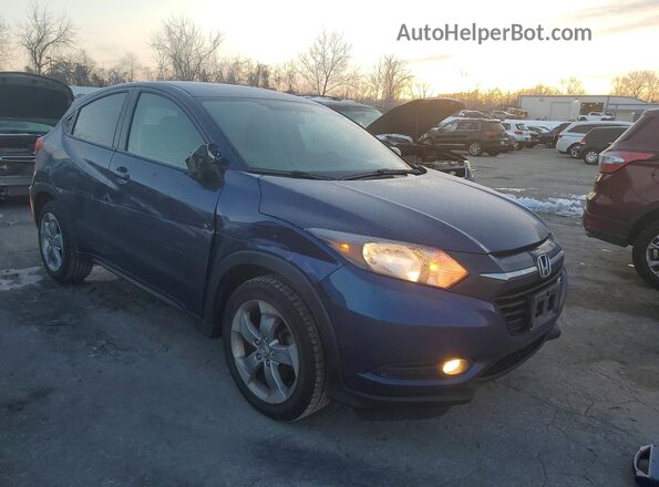 3CZRU6H51HM728542 2017 HONDA HR-V Синий Передняя правая четверть