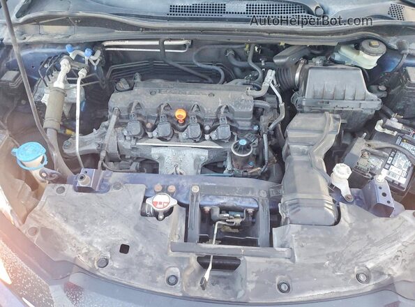 3CZRU6H51HM728542 2017 HONDA HR-V Синий Вид задней части салона