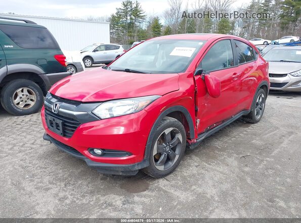 3CZRU6H52JM715014 2018 HONDA HR-V Красный Передняя левая четверть