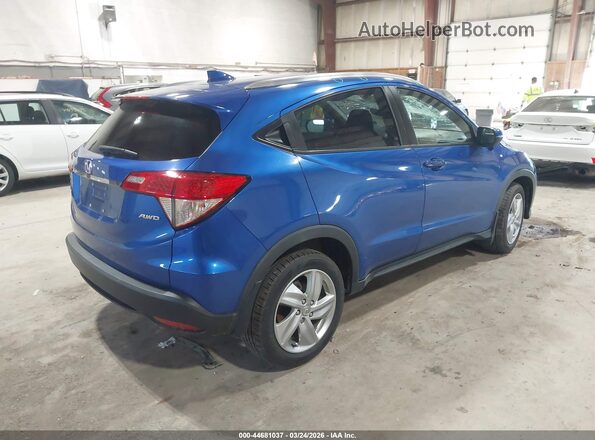 3CZRU6H54LM725238 2020 HONDA HR-V Blue Tył prawy