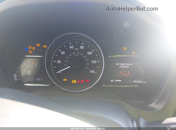 3CZRU6H55MM705159 2021 HONDA HR-V Gray წინა ხედი