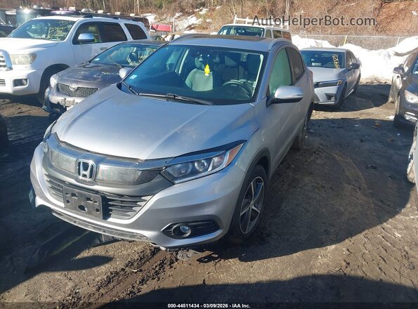 3CZRU6H55MM705159 2021 HONDA HR-V Gray წინა მარცხენა ხედი სამი მეოთხედიდან