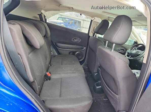 3CZRU6H56JG728010 2018 HONDA HR-V Blue Vista de los asientos traseros