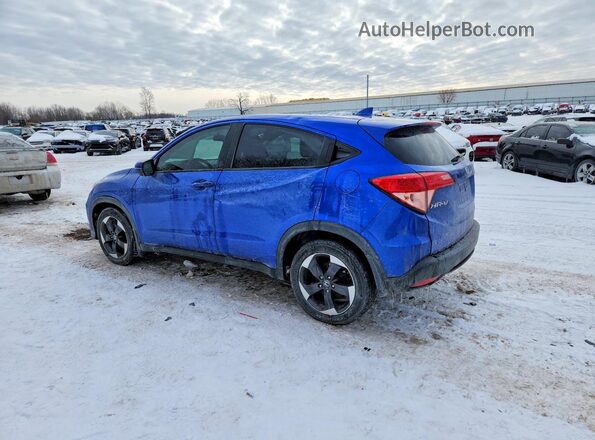 3CZRU6H56JG728010 2018 HONDA HR-V Blue Trasero izquierdo