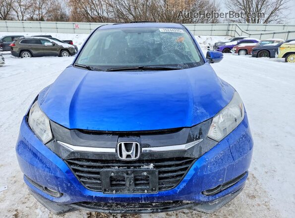 3CZRU6H56JG728010 2018 HONDA HR-V Blue Vista frontal