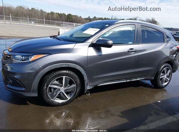3CZRU6H56MM737411 2021 HONDA HR-V Gray Vista interior trasera