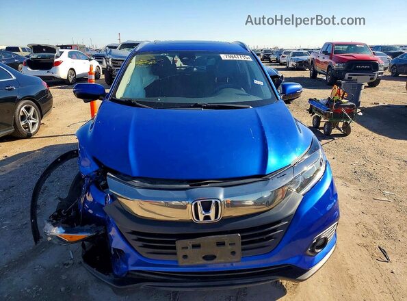 3CZRU6H57MM744481 2021 HONDA HR-V Blue Vista frontal