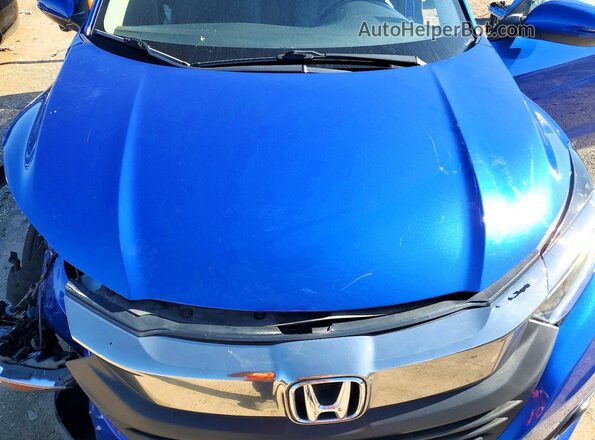 3CZRU6H57MM744481 2021 HONDA HR-V Blue Vista interior trasera