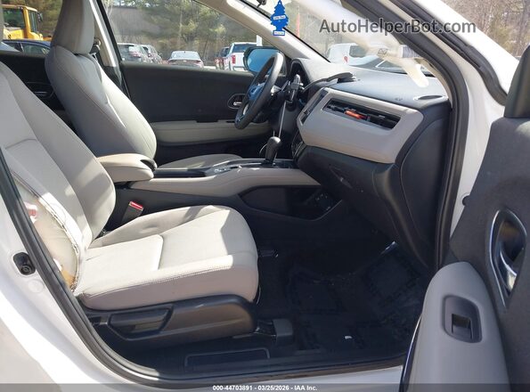 3CZRU6H58MM724773 2021 HONDA HR-V White Widok wnętrza z przodu