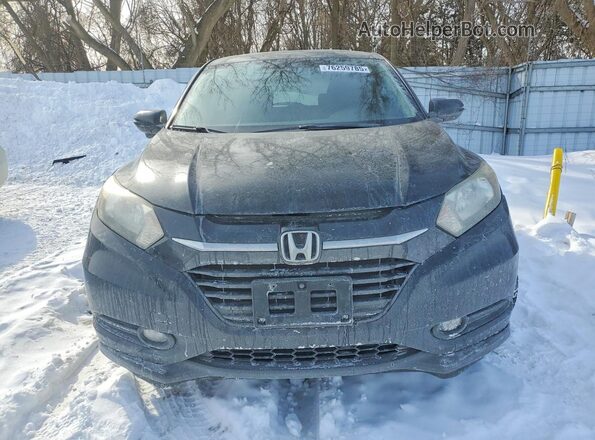 3CZRU6H59GM100971 2016 HONDA HR-V Black Front view