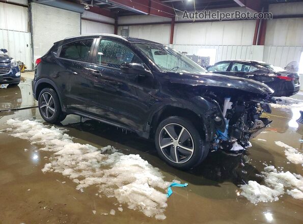 3CZRU6H5XMM709823 2021 HONDA HR-V Black Przód prawy