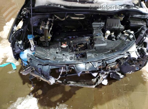 3CZRU6H5XMM709823 2021 HONDA HR-V Black Widok komory silnika
