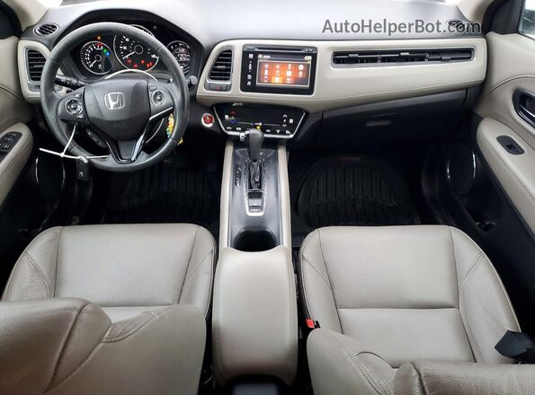 3CZRU6H72GM730235 2016 HONDA HR-V Blue Widok deski rozdzielczej