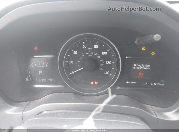 3CZRU6H72KM721902 2019 HONDA HR-V Black Vista de los asientos traseros