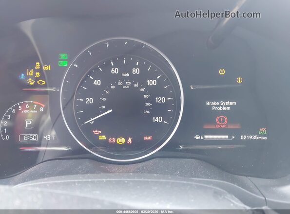 3CZRU6H75KM717049 2019 HONDA HR-V Фиолетовый Вид задних сидений