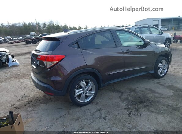 3CZRU6H75KM717049 2019 HONDA HR-V Фиолетовый Задняя правая четверть