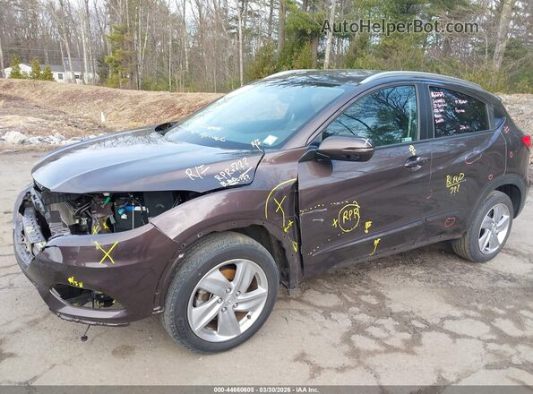 3CZRU6H75KM717049 2019 HONDA HR-V Фиолетовый Передняя левая четверть