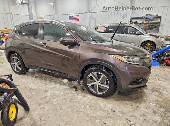 3CZRU6H75MM724974 2021 HONDA HR-V Brown Front right
