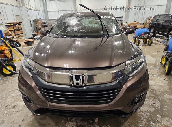 3CZRU6H75MM724974 2021 HONDA HR-V Brown Front view