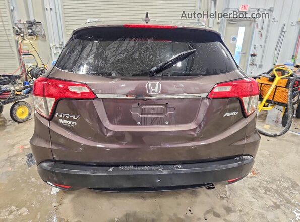 3CZRU6H75MM724974 2021 HONDA HR-V Brown Rear view