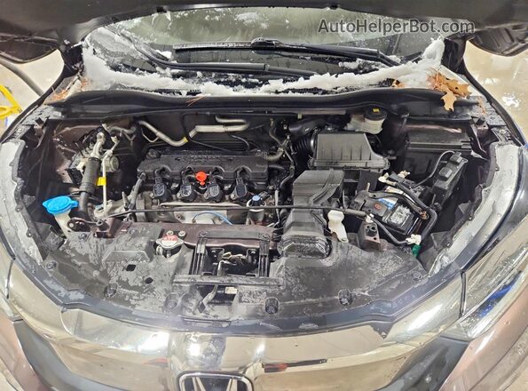 3CZRU6H75MM724974 2021 HONDA HR-V Brown Engine compartment view