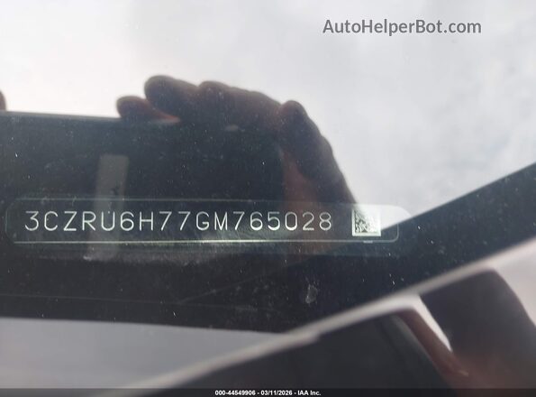 3CZRU6H77GM765028 2016 HONDA HR-V Black 