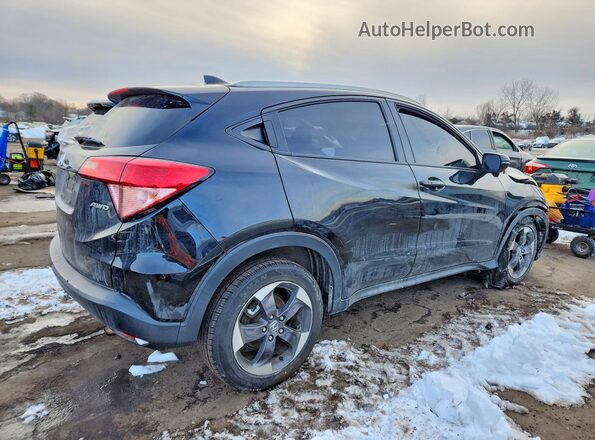 3CZRU6H78JM730344 2018 HONDA HR-V Black Tył prawy