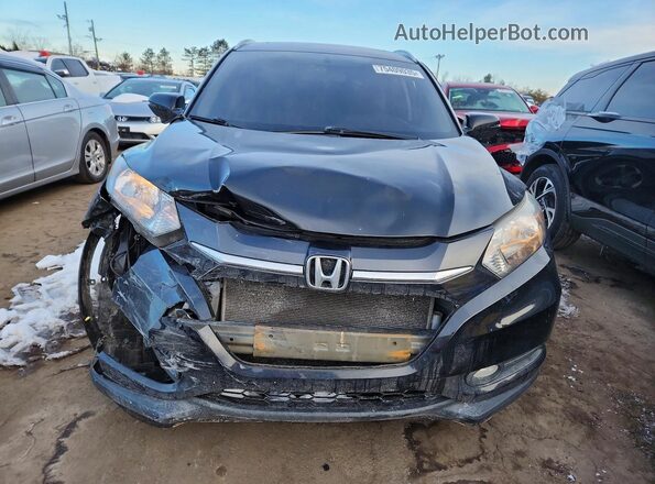 3CZRU6H78JM730344 2018 HONDA HR-V Black Widok z przodu