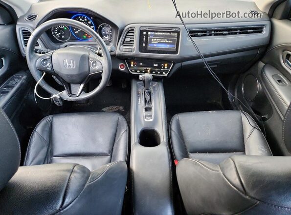 3CZRU6H78JM730344 2018 HONDA HR-V Black Widok deski rozdzielczej