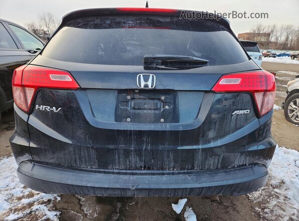 3CZRU6H78JM730344 2018 HONDA HR-V Black Widok z tyłu