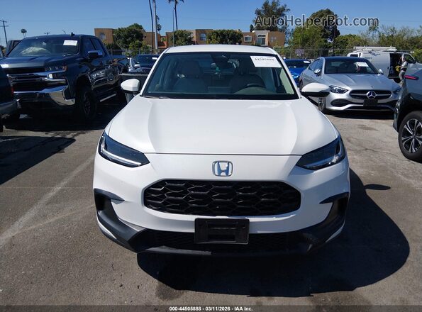 3CZRZ1H31RM717013 2024 HONDA HR-V White Widok zestawu wskaźników