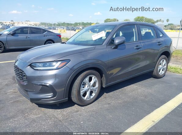 3CZRZ1H36SM729941 2025 HONDA HR-V Gray Vista tres cuartos delantera izquierda