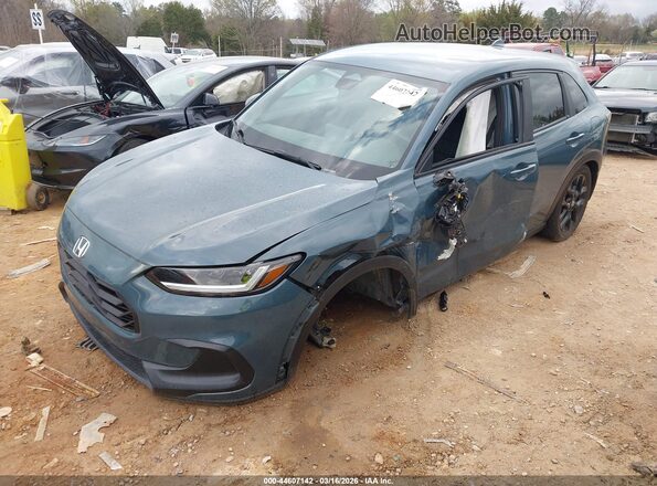 3CZRZ1H53PM718677 2023 HONDA HR-V Blue Передня ліва чверть