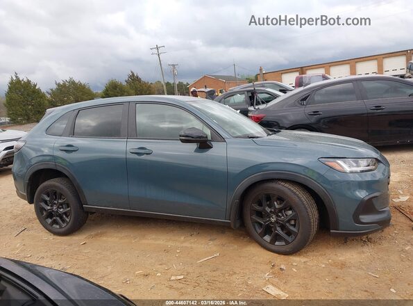 3CZRZ1H53PM718677 2023 HONDA HR-V Blue Вид задньої частини салону