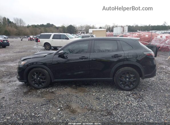 3CZRZ1H58RM753380 2024 HONDA HR-V Black სალონის 360-გრადუსიანი ხედი