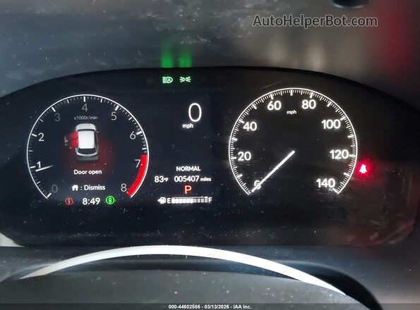 3CZRZ1H72SM727722 2025 HONDA HR-V Gray Widok tylnych siedzeń
