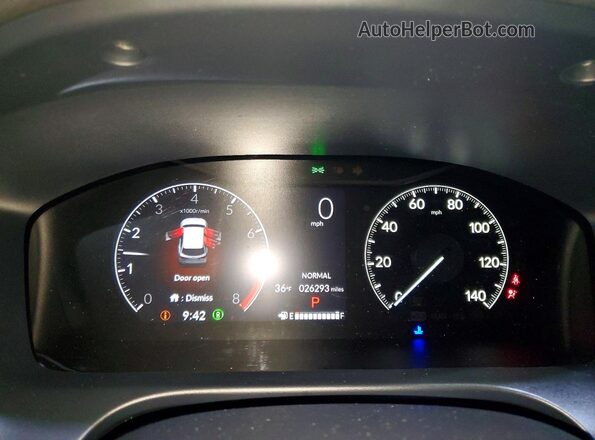 3CZRZ2H32RM701943 2024 HONDA HR-V Серебряный Вид щитка приборов
