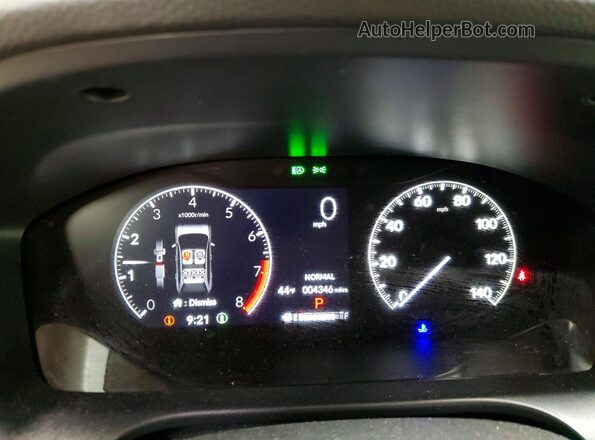 3CZRZ2H35RM778483 2024 HONDA HR-V White Вид щитка приладів