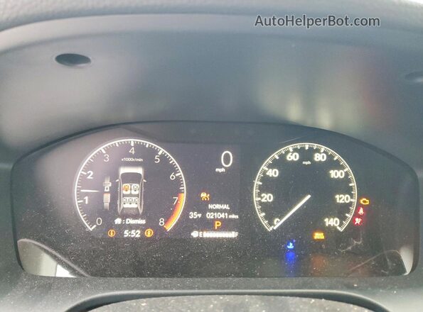 3CZRZ2H38PM747824 2023 HONDA HR-V Gray Вид щитка приладів