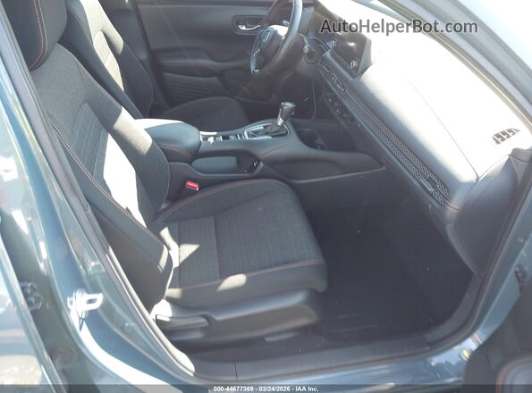 3CZRZ2H52PM702119 2023 HONDA HR-V Green Widok wnętrza z przodu