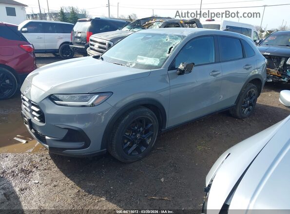 3CZRZ2H52SM740202 2025 HONDA HR-V Серый Передняя левая четверть