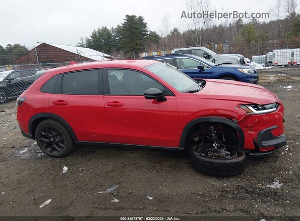 3CZRZ2H53SM789389 2025 HONDA HR-V Red Вид задньої частини салону