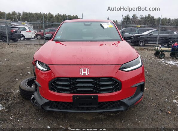 3CZRZ2H53SM789389 2025 HONDA HR-V Red Вид щитка приладів