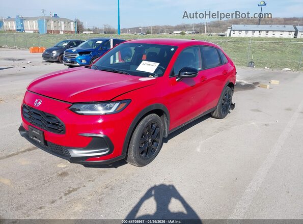 3CZRZ2H54PM722971 2023 HONDA HR-V Red Front left