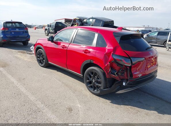 3CZRZ2H54PM722971 2023 HONDA HR-V Red Rear left