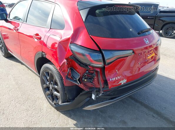 3CZRZ2H54PM722971 2023 HONDA HR-V Red Front view