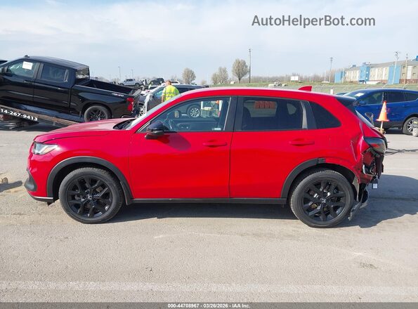 3CZRZ2H54PM722971 2023 HONDA HR-V Red 360 interior view